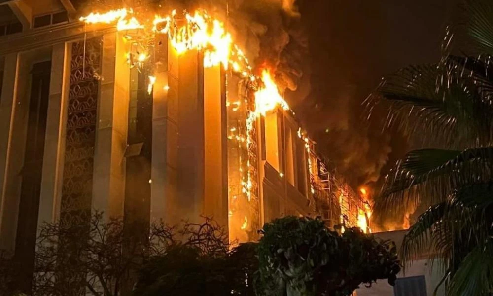 Πυρκαγιά στο αρχηγείο της αστυνομίας στην Ισμαηλία της Αιγύπτου